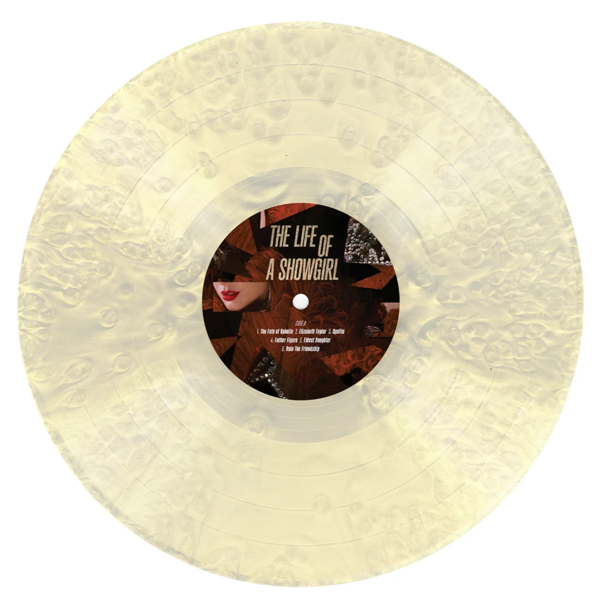 Taylor Swift: The Life of a Showgirl Vinyl LP The Tiny Bubbles in Champagne Edition (Under Bright Lights Pearlescent Vinyl)
