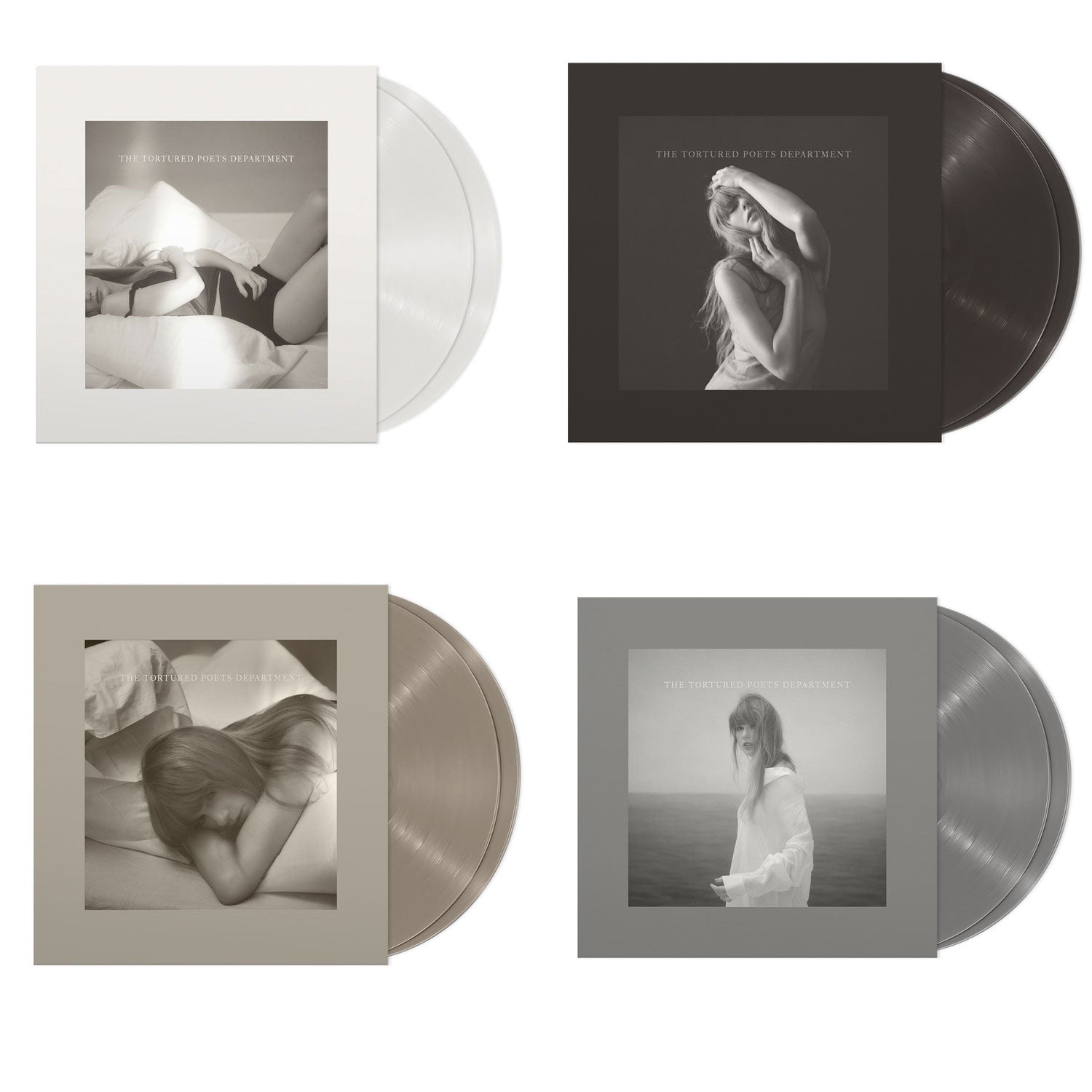 Taylor Swift: The Tortured Poets Department Vinyl LP Collection (All 4 Color Variants)