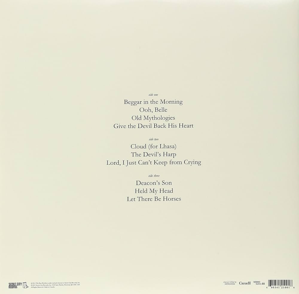 The Barr Brothers: The Barr Brothers Vinyl LP