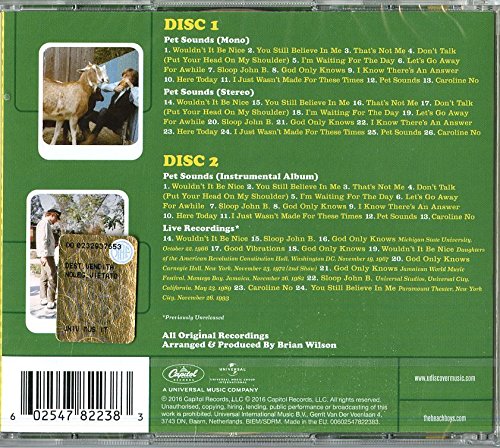 The Beach Boys: Pet Sounds CD (50th Anniversary Deluxe 2xCD)