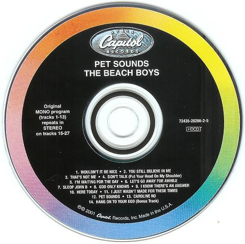 The Beach Boys: Pet Sounds CD (Mono & Stereo, Bonus Track)