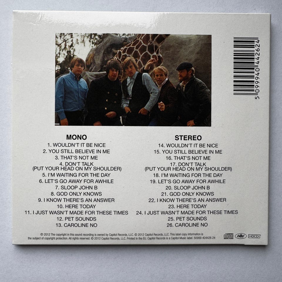 The Beach Boys: Pet Sounds CD 