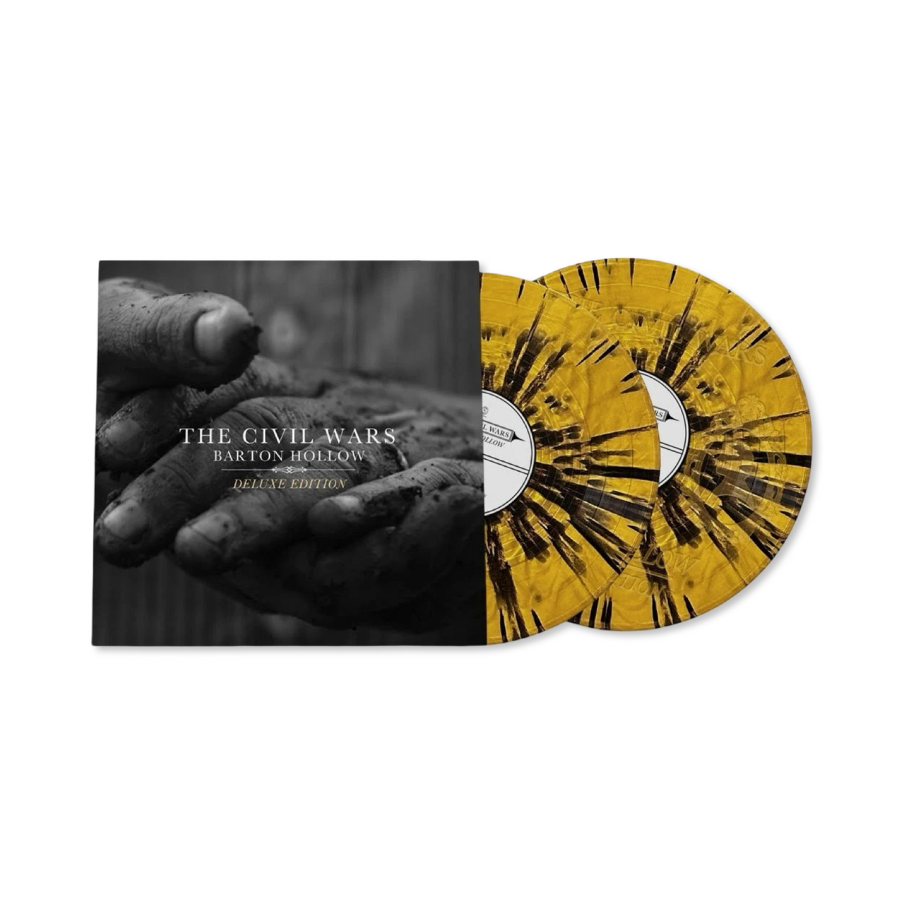 The Civil Wars: Barton Hollow Vinyl LP (Deluxe Edition, Gold Nugget & Black Splatter)