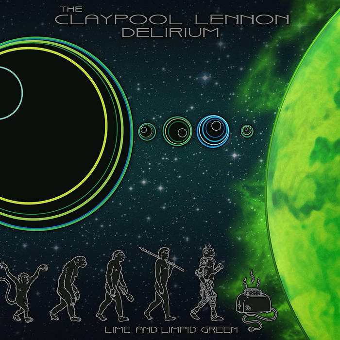 The Claypool Lennon Delirium: Lime and Limpid Green 10" Vinyl (Green Splatter)