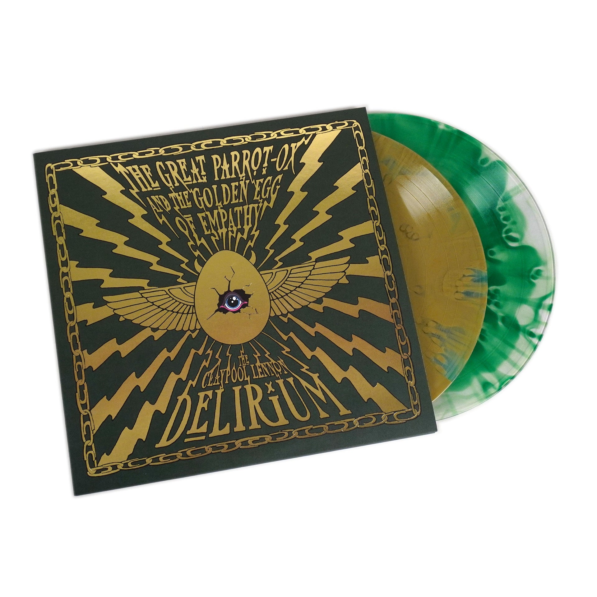 The Claypool Lennon Delirium: The Great Parrot-Ox and the Golden Egg of Empathy Vinyl LP (Green/Gold IEX)
