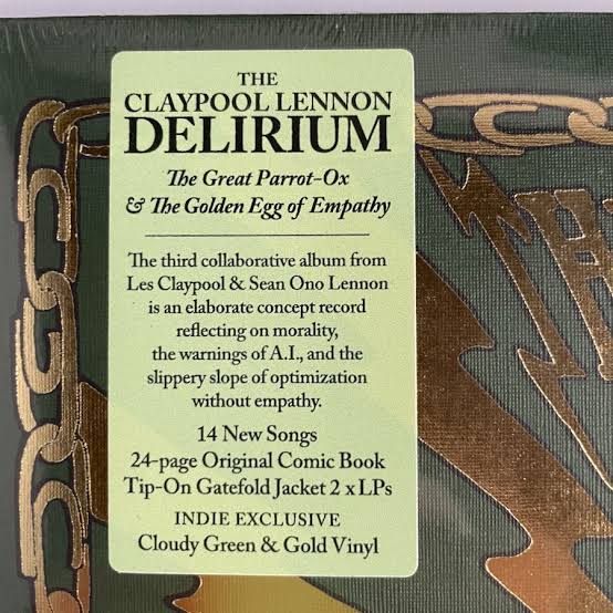 The Claypool Lennon Delirium: The Great Parrot-Ox and the Golden Egg of Empathy Vinyl LP (Green/Gold IEX)