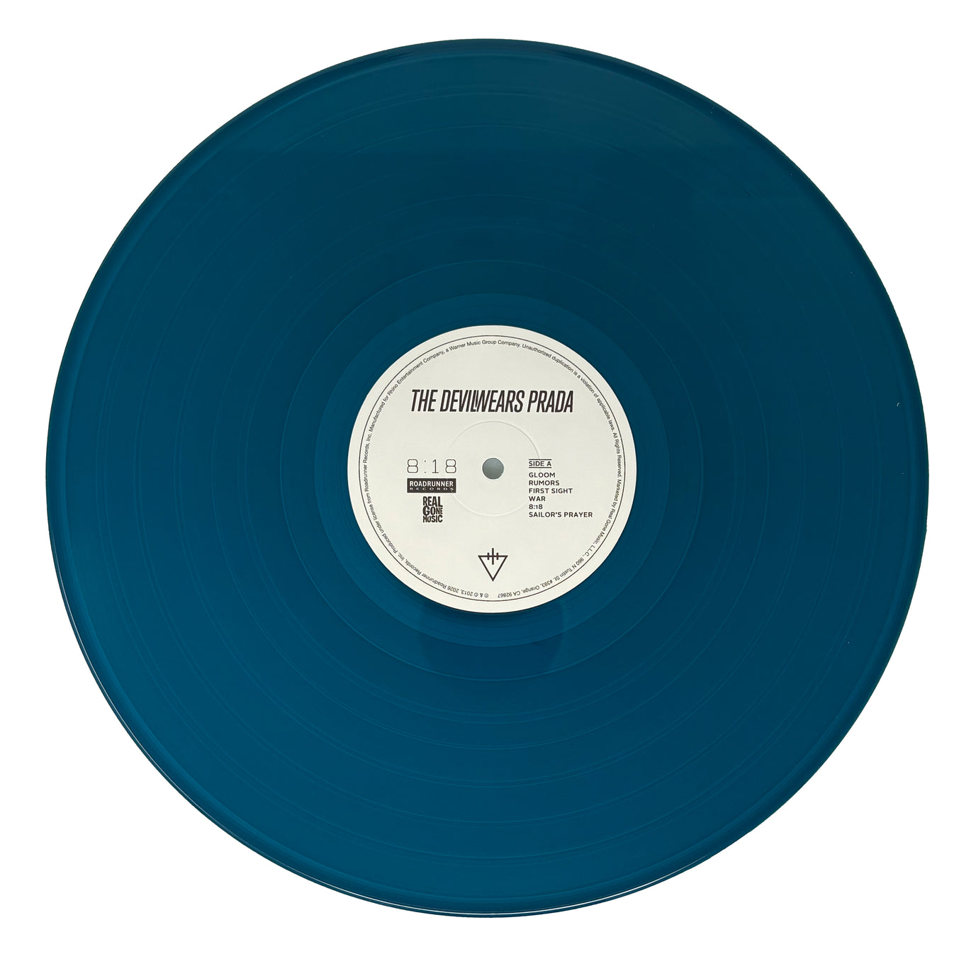 The Devil Wears Prada: 8:18 Vinyl LP (Sea Blue)
