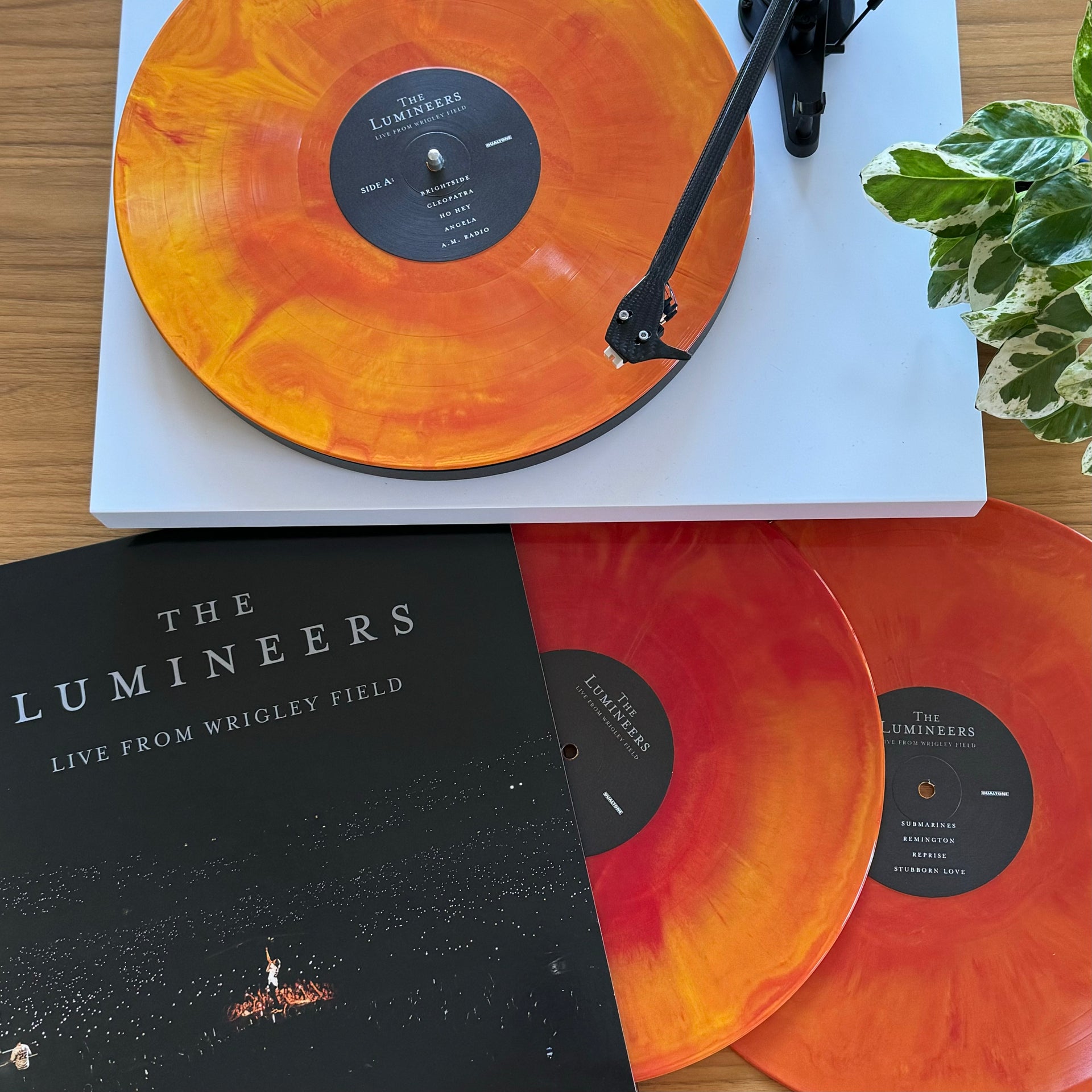 The Lumineers: Live From Wrigley Field Vinyl LP (Orange & Yellow Swirl)