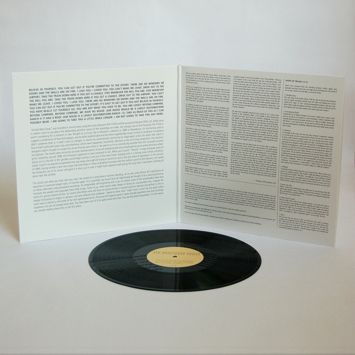 The Mountain Goats: All Hail West Texas Vinyl LP