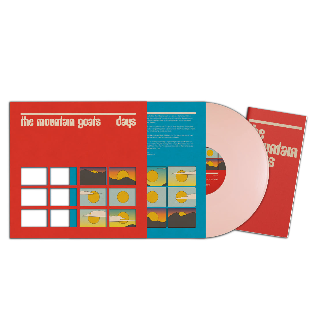 The Mountain Goats: Days Vinyl LP (Deluxe Edition, Pink)
