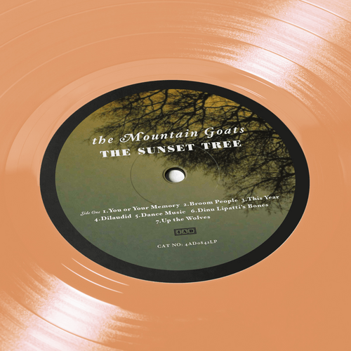 The Mountain Goats: The Sunset Tree Vinyl LP (Anniversary Edition, Apricot)