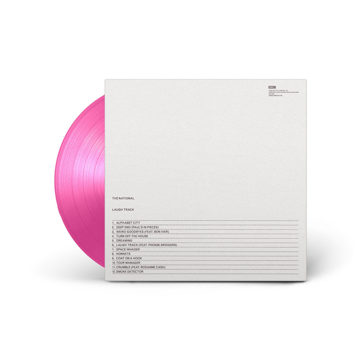 The National: Laugh Track Vinyl LP (Pink)