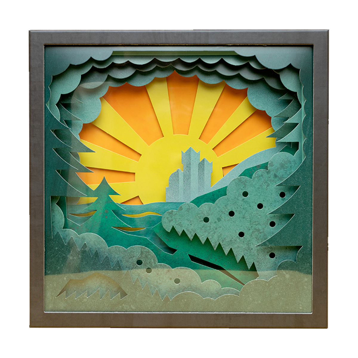 The Oh Hellos: Through The Deep Dark Valley Vinyl LP (Deluxe, Orange & Yellow)