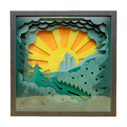 The Oh Hellos: Through The Deep Dark Valley Vinyl LP (Deluxe, Orange & Yellow)