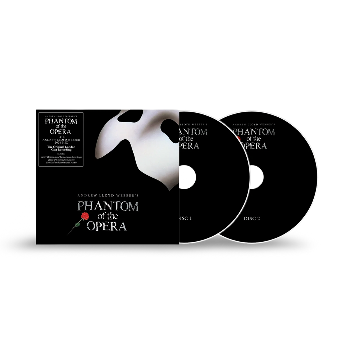 The Phantom of the Opera 2xCD (2026 Mix)
