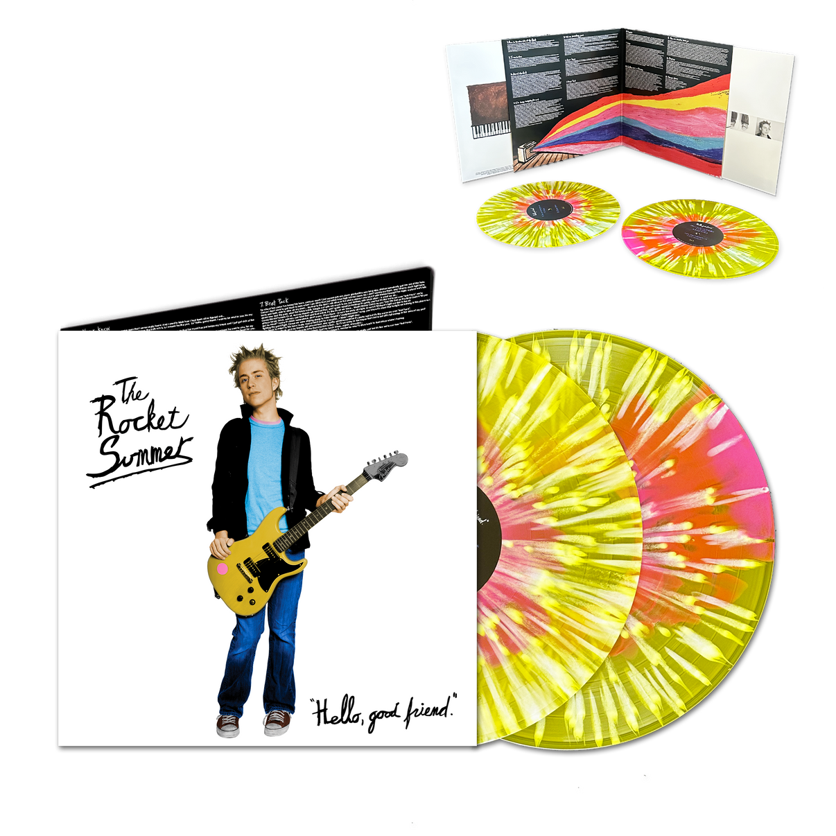 The Rocket Summer: Hello, Good Friend Vinyl LP (Pink/Yellow)