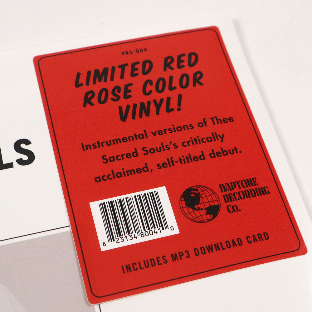 Thee Sacred Souls: The Instrumentals Vinyl LP (Red)