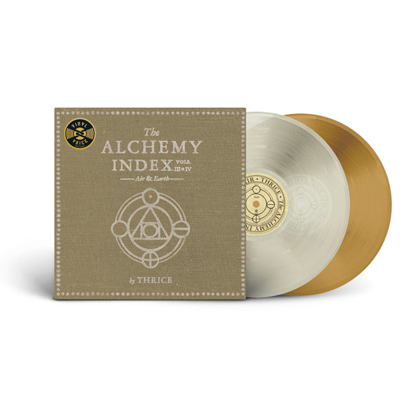 Thrice: The Alchemy Index Vol 3 & 4 (Air & Earth) Vinyl LP (Tan & Clear)