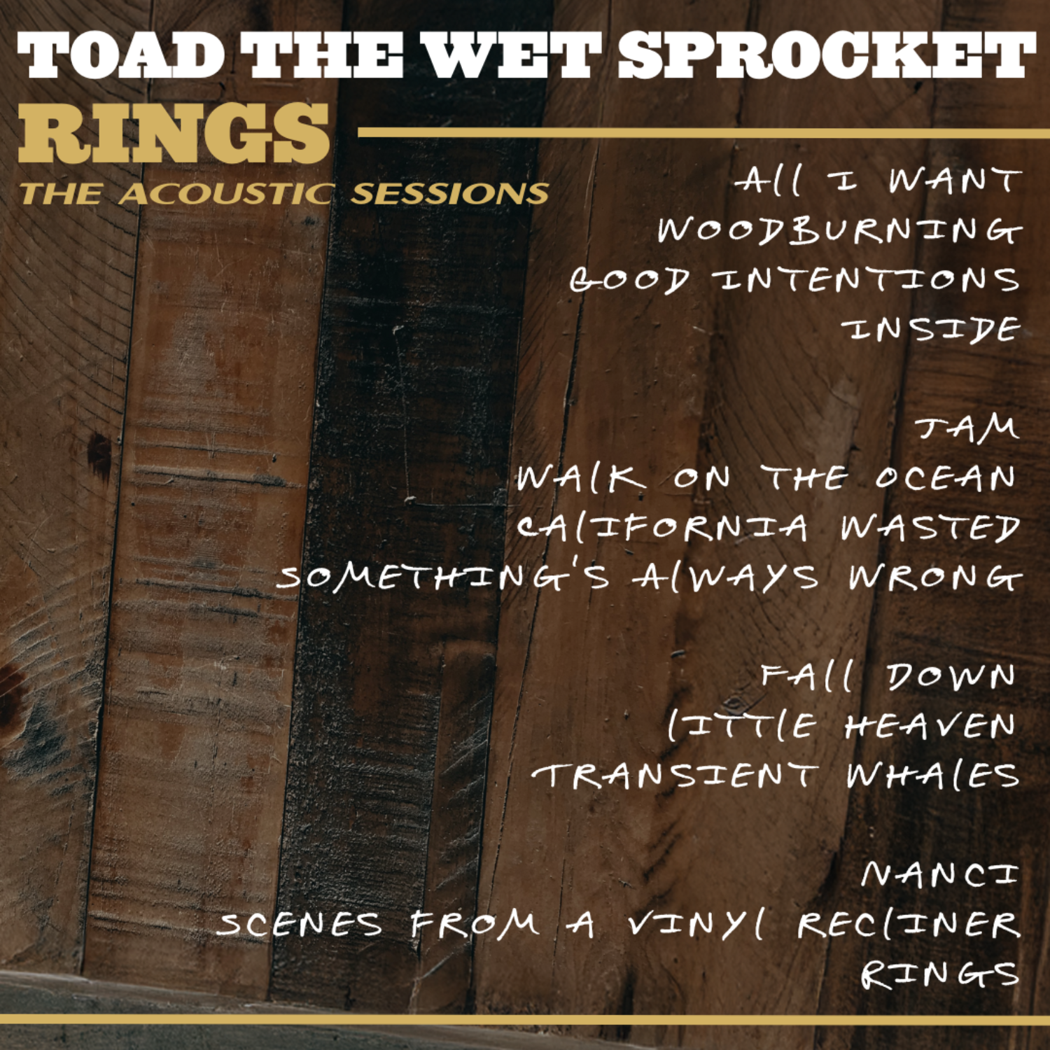 Toad the Wet Sprocket: Rings - The Acoustic Sessions Vinyl LP (Brown Marble)