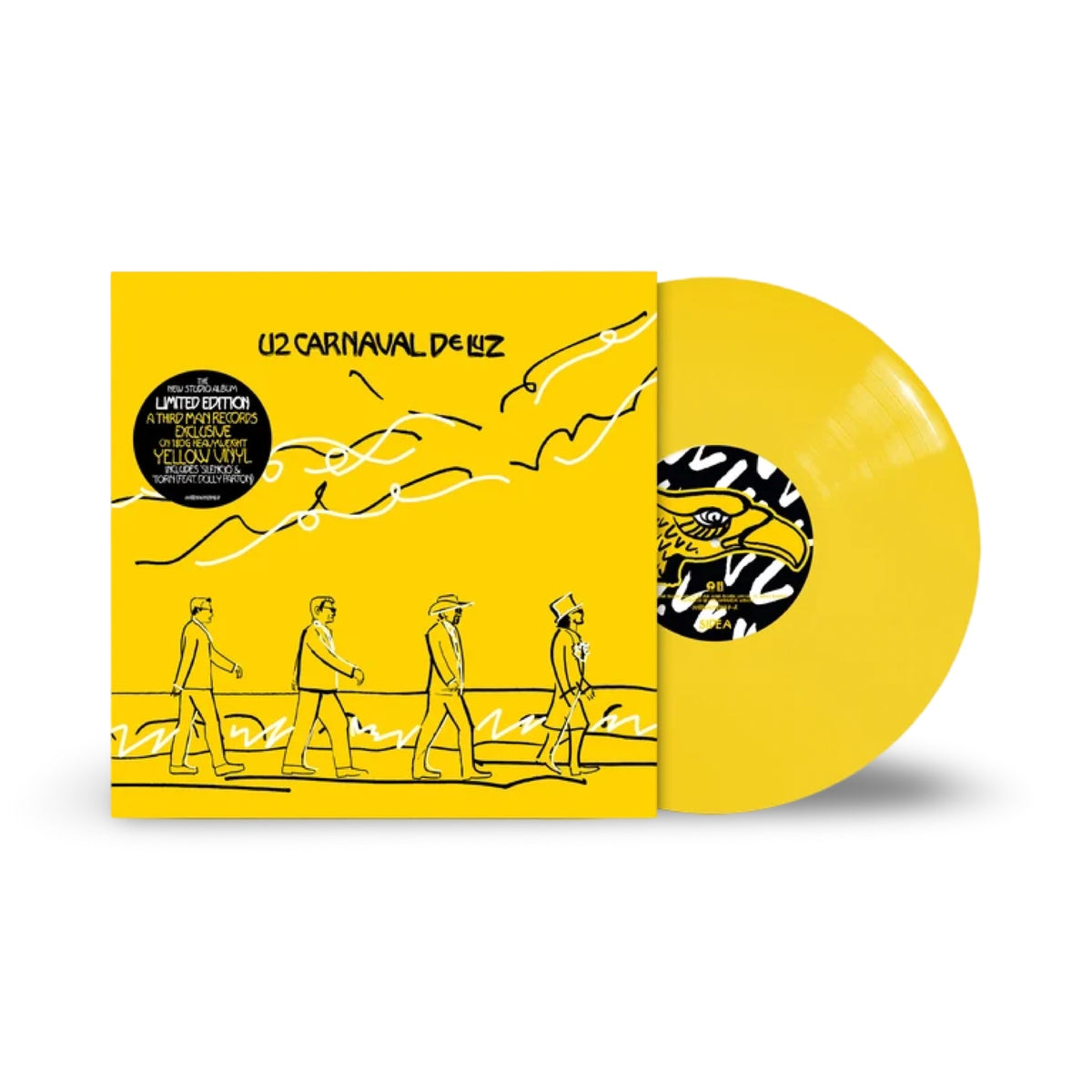 U2: Carnaval De Luz Vinyl LP (Yellow, 180 gram)
