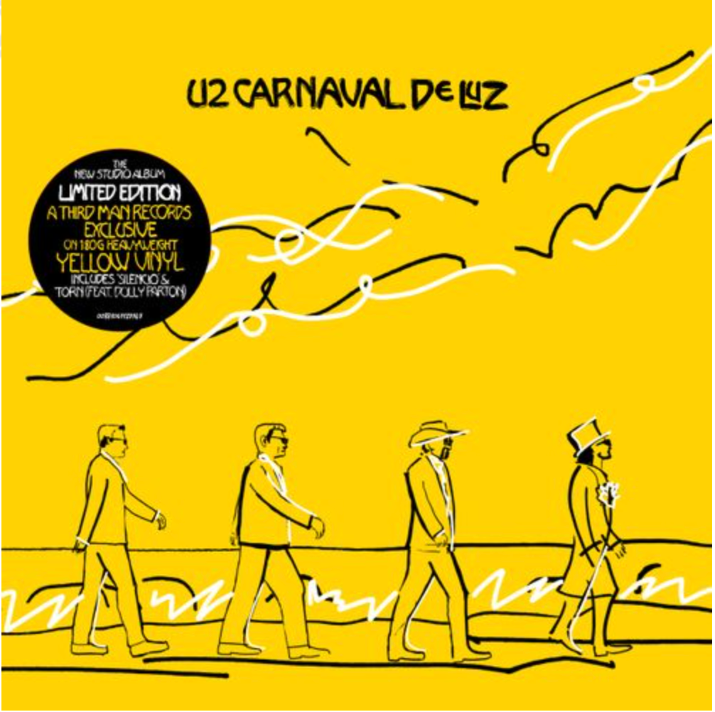 U2: Carnaval De Luz Vinyl LP (Yellow, 180 gram)