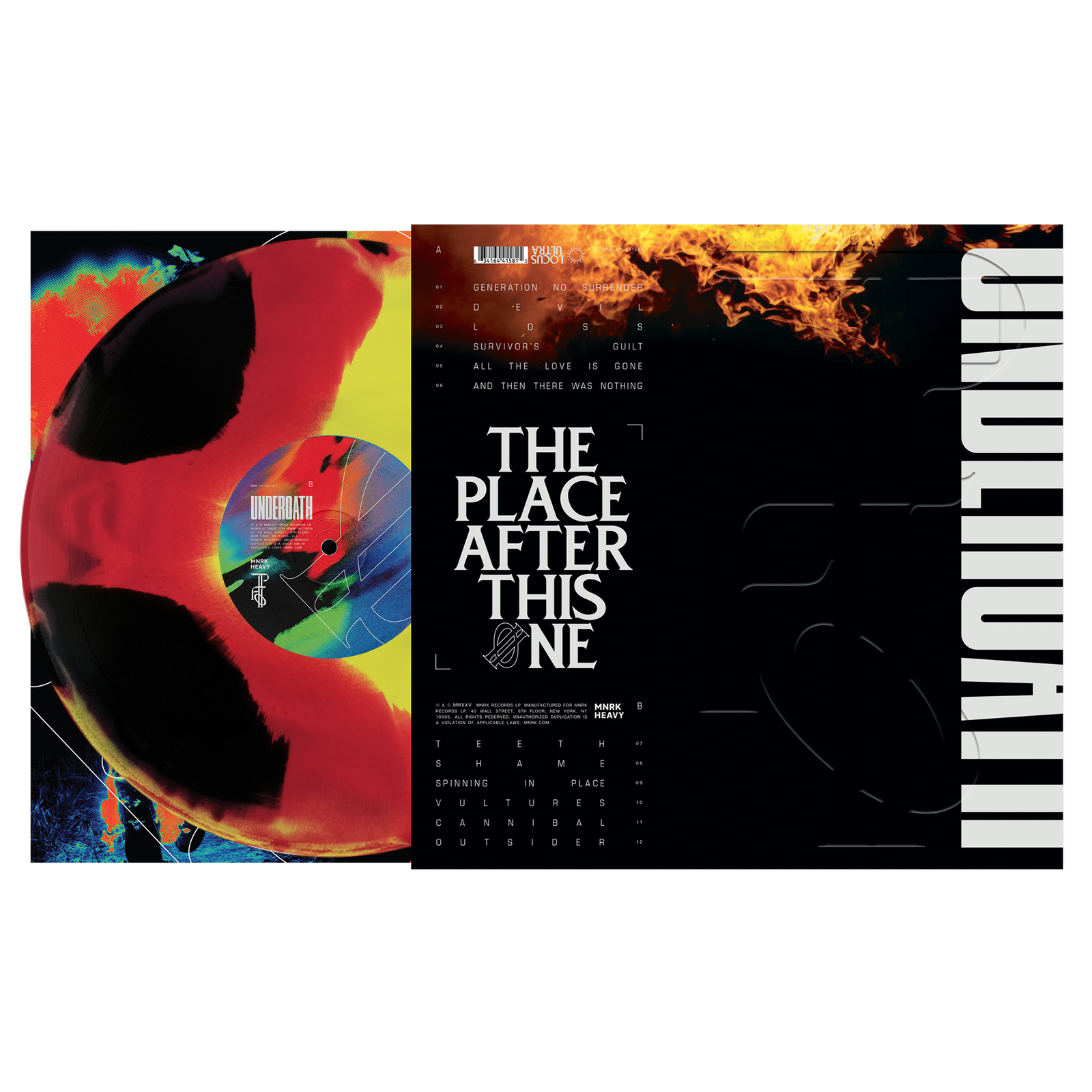 Underoath: The Place After This One Vinyl LP (Red/Yellow/Black)