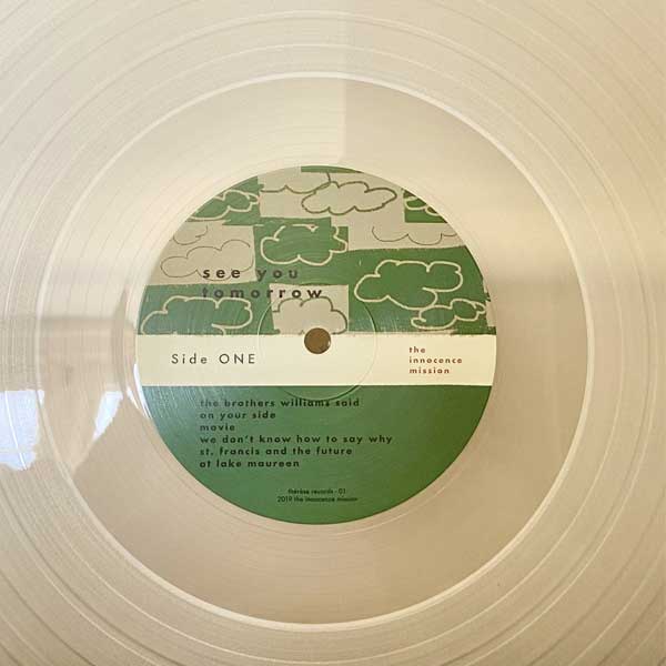 The Innocence Mission: See You Tomorrow Vinyl LP  (Translucent Cream)