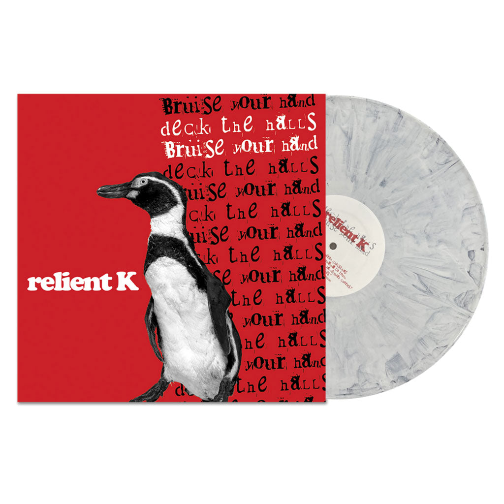 Relient K: Deck The Halls, Bruise Your Hand Vinyl LP (Balck/White Swirl)