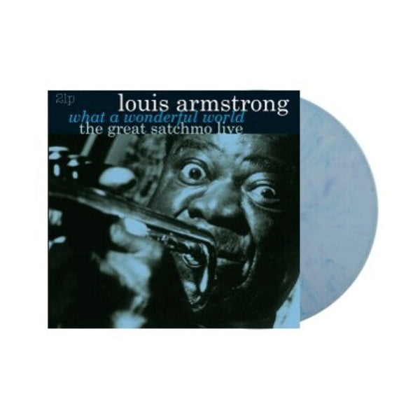 Louis Armstrong: What A Wonderful World / The Great Satchmo Live Vinyl LP (Blueberry)
