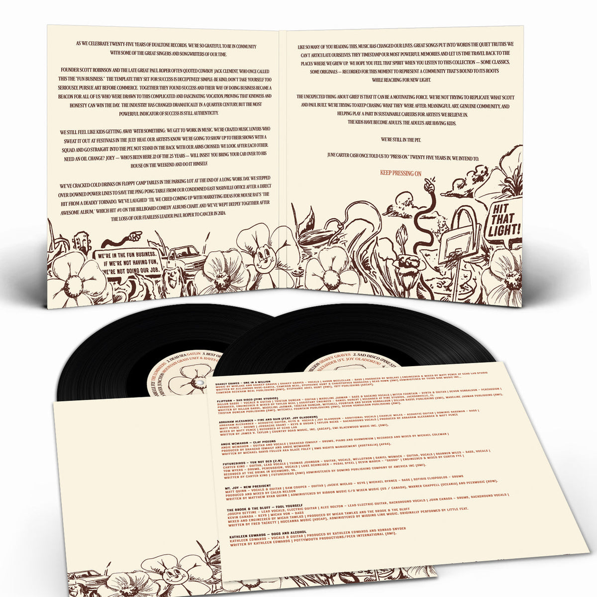 Various Artists: Keep Pressing On - 25 Years of Dualtone Vinyl LP