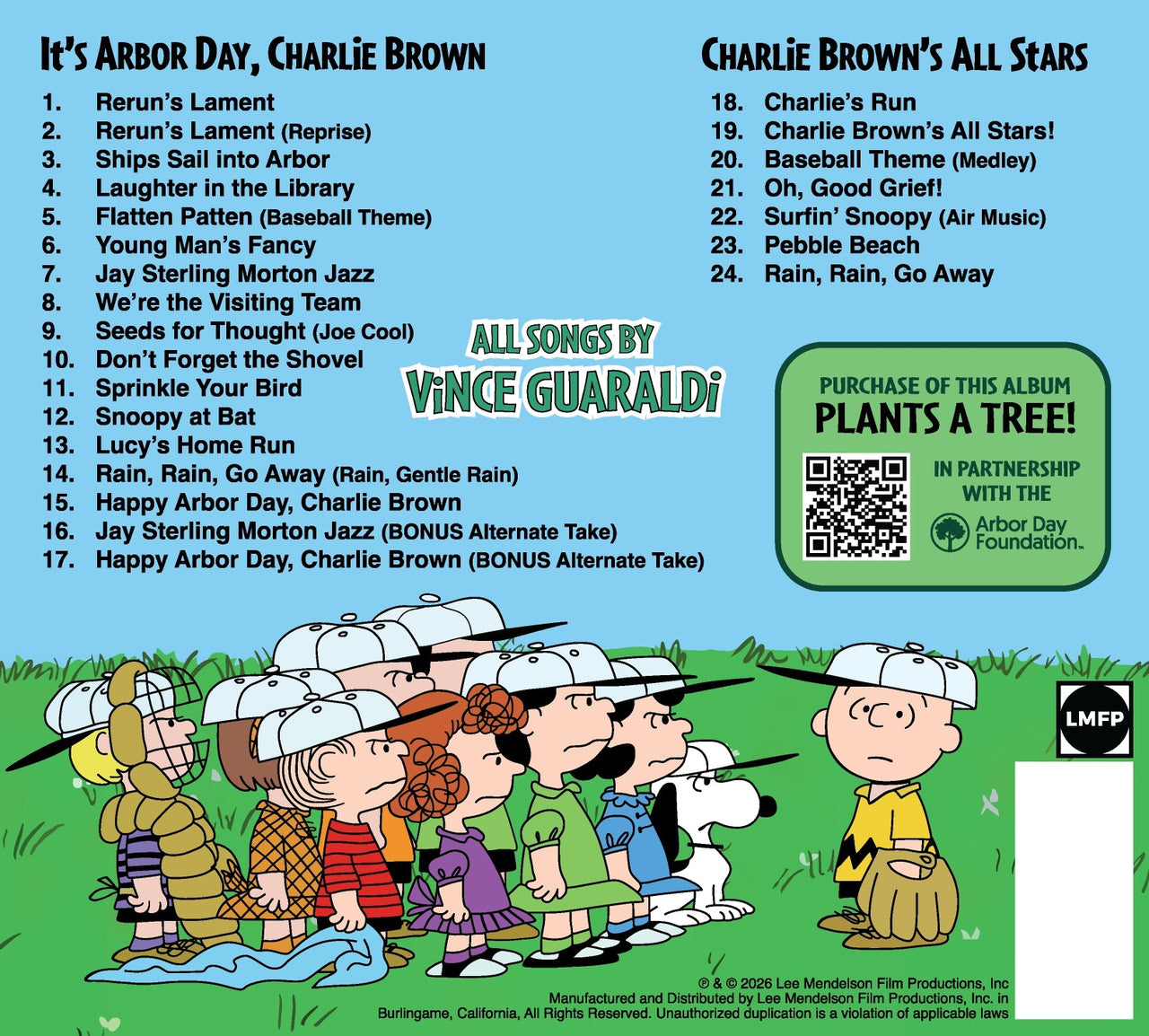 Vince Guaraldi: It's Arbor Day, Charlie Brown CD
