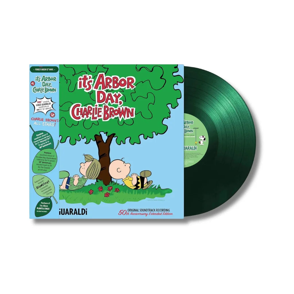 Vince Guaraldi: It's Arbor Day, Charlie Brown Vinyl LP (Forest Green)