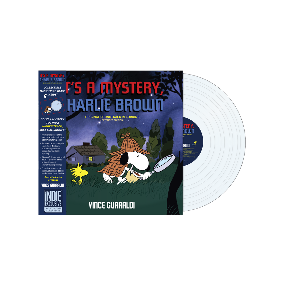 Vince Guaraldi: It's a Mystery, Charlie Brown Vinyl LP (Magnifying Glass Clear)