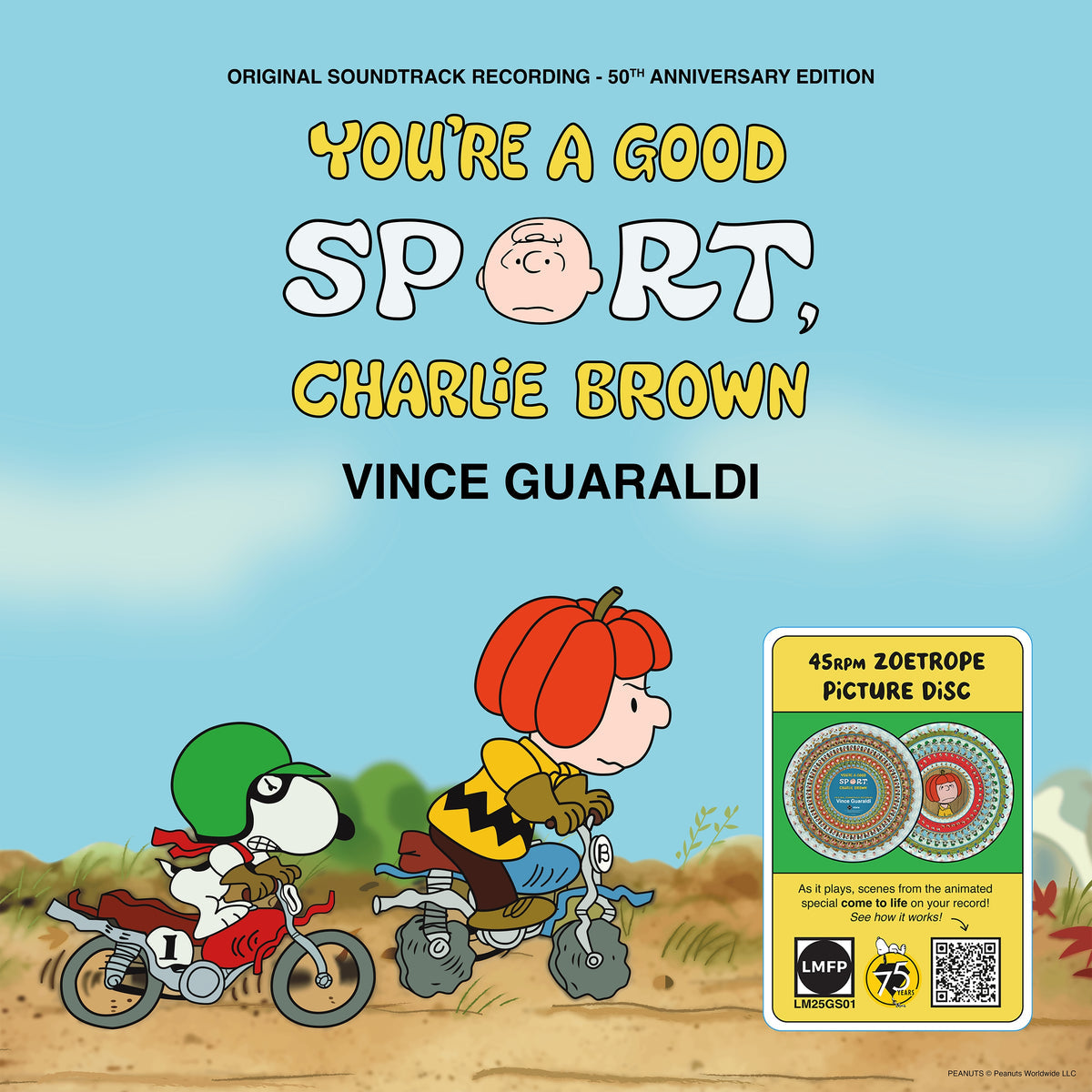 Vince Guaraldi: You're A Good Sport Charlie Brown Vinyl LP (Zoetrope)