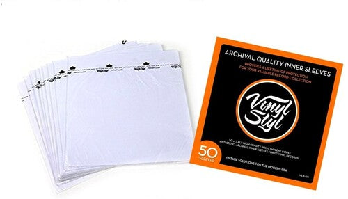 Vinyl Styl: 12" Vinyl LP Record Inner Sleeves, (Archival Quality) 50 pack
