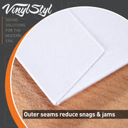 Vinyl Styl: 12" Vinyl LP Record Inner Sleeves, (White, Square Corner) 50 pack