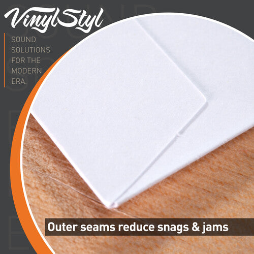 Vinyl Styl: 12" Vinyl LP Record Inner Sleeves, (White, Square Corner) 50 pack