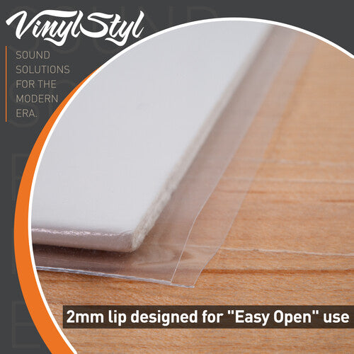 Vinyl Styl: 12" Vinyl LP Record Outer Sleeves, (Clear) 50 pack