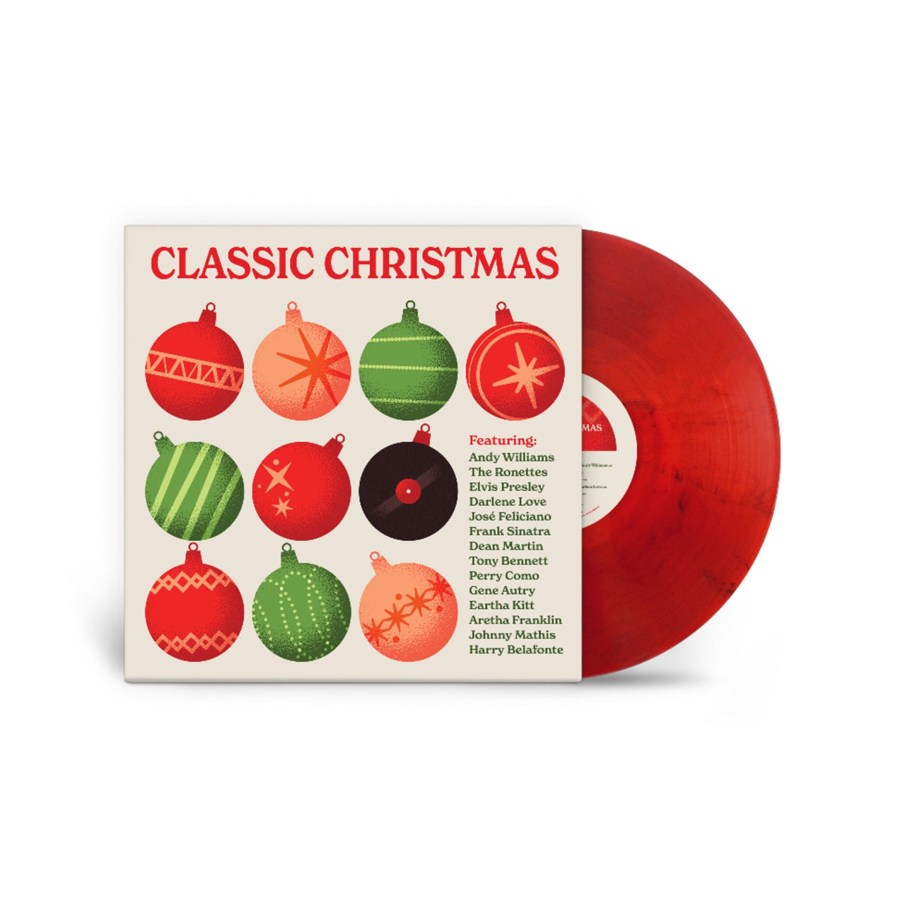 Various Artists: Classic Christmas Vinyl LP (Red)
