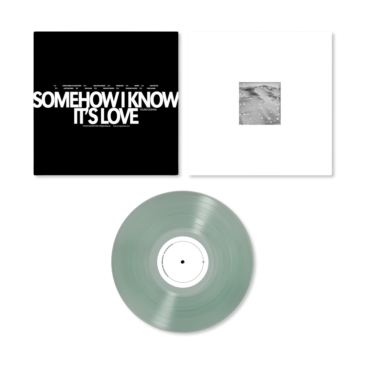 Young Oceans: Somehow I Know It's Love Vinyl LP (Coke Bottle Clear)