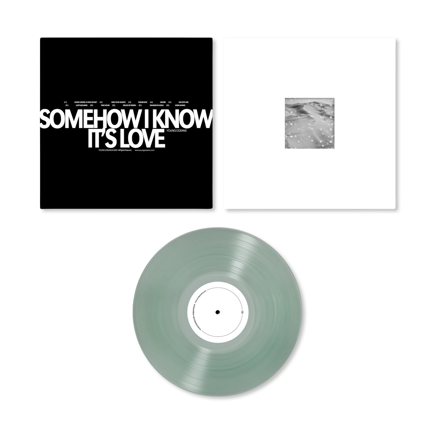 Young Oceans: Somehow I Know It's Love Vinyl LP (Coke Bottle Clear)