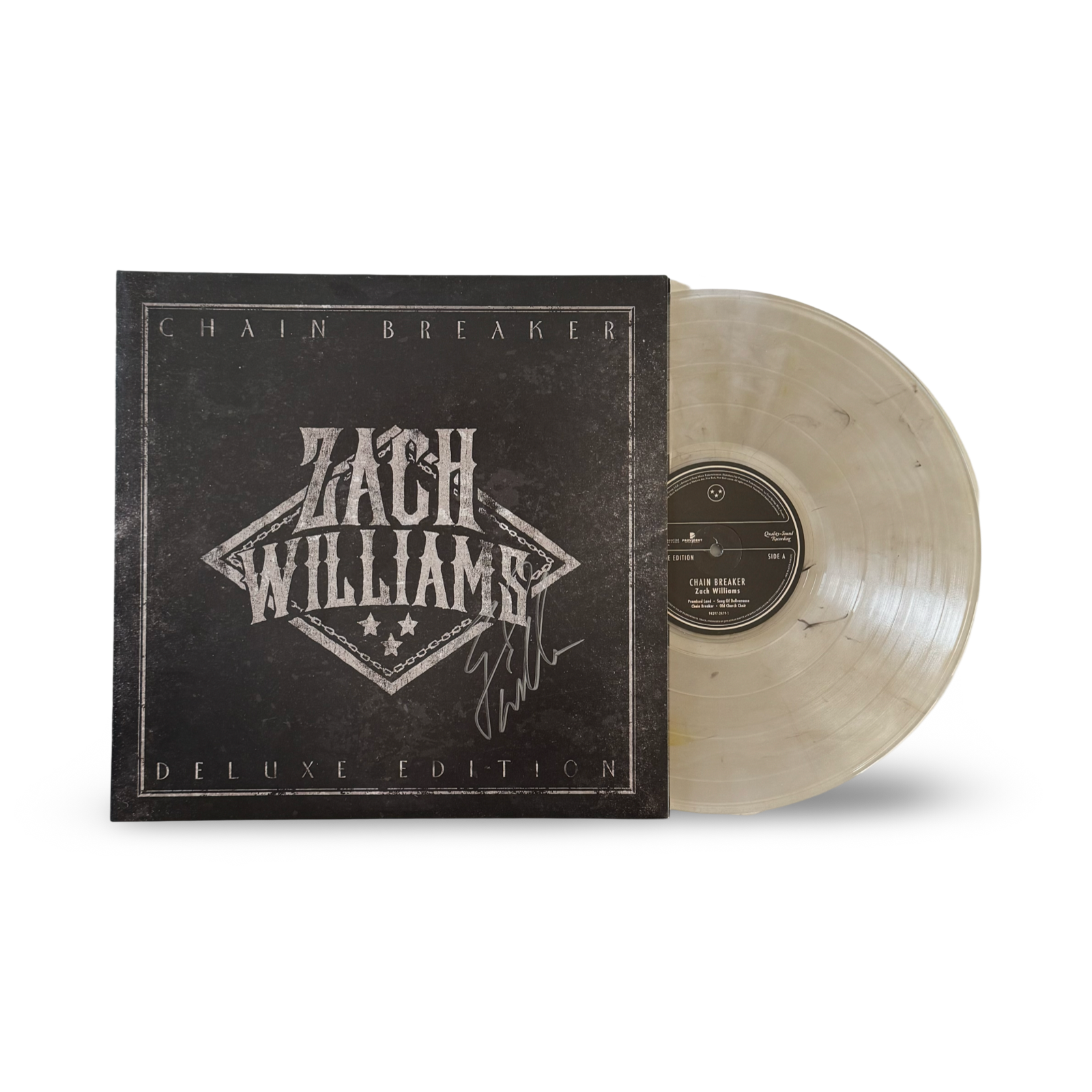 Zach Williams: Chain Breaker Deluxe Edition Vinyl LP (Autographed, Clear Smoke)