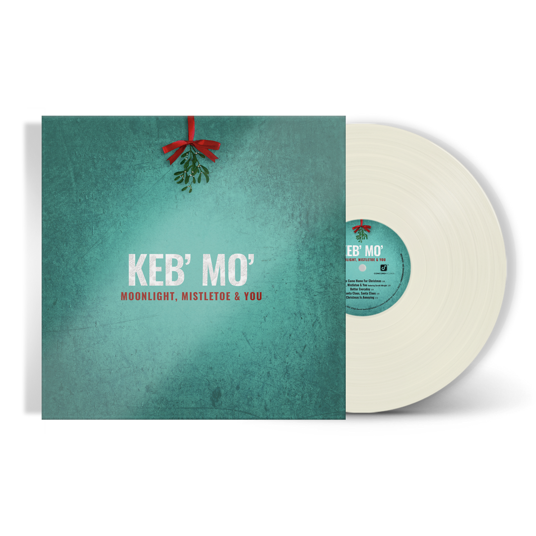 Keb Mo' Moonlight Mistletoe & You Vinyl LP (White)Keb Mo: Moonlight, Mistletoe, and You Vinyl LP (White)