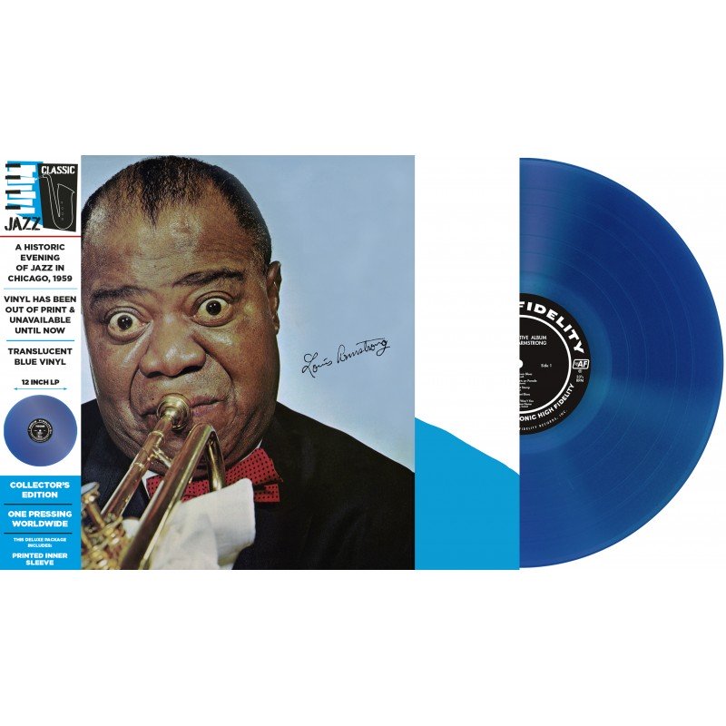 Louis Armstrong: The Definitive Album Vinyl LP (Blue)