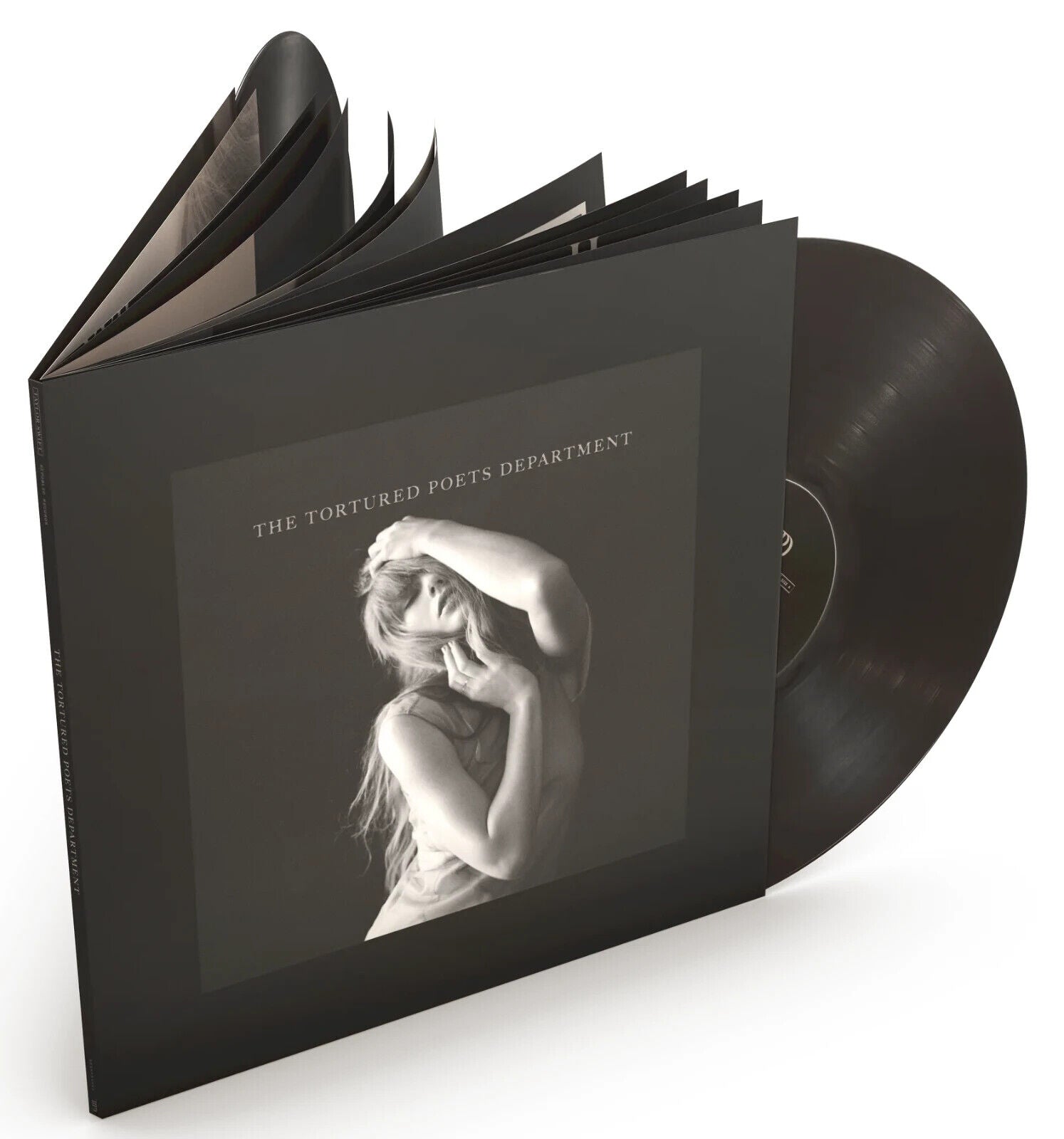 Taylor Swift: The Tortured Poets Department Vinyl LP (Ink Black) (+ the Black Dog)
