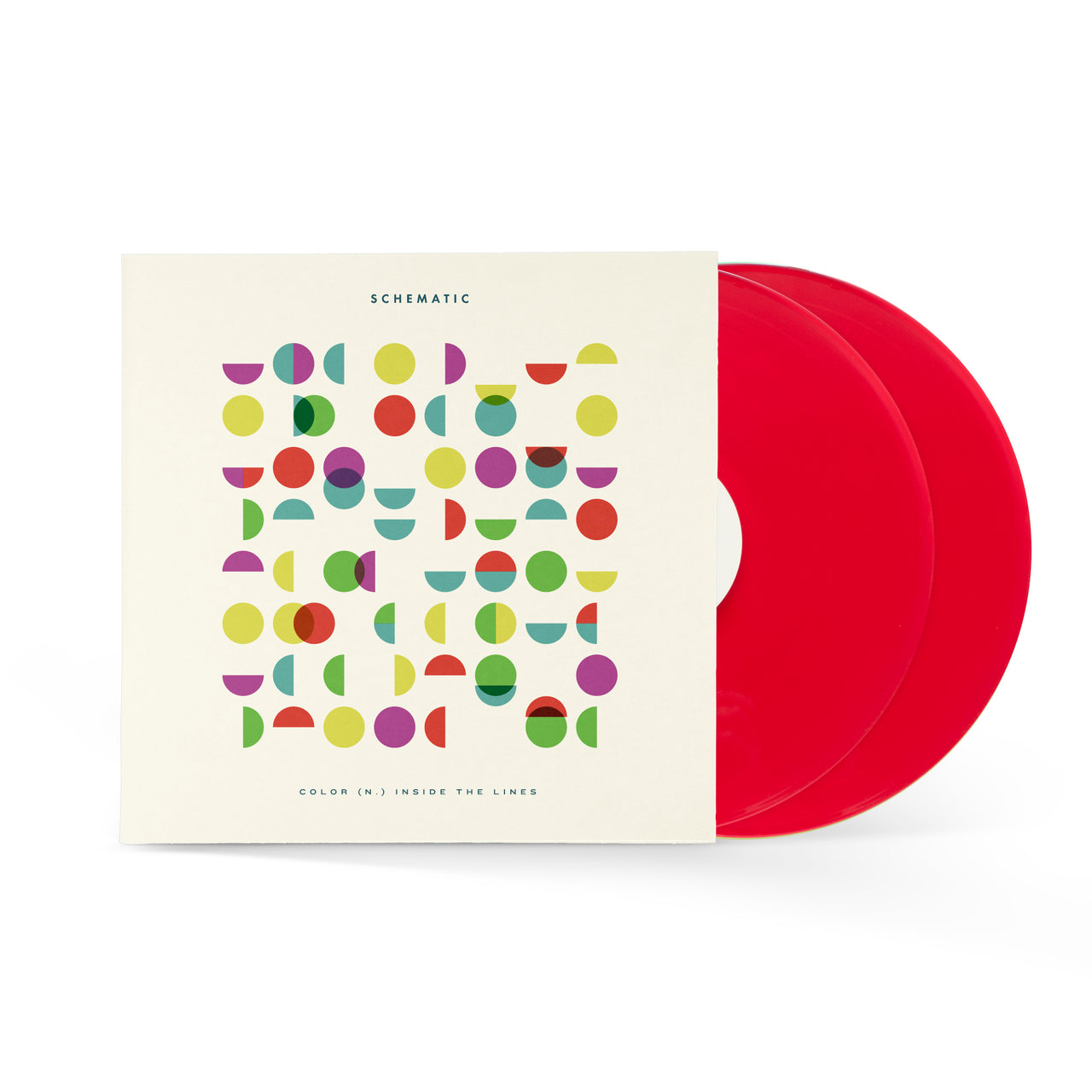 Schematic: Color Inside The Lines Vinyl LP (Red)