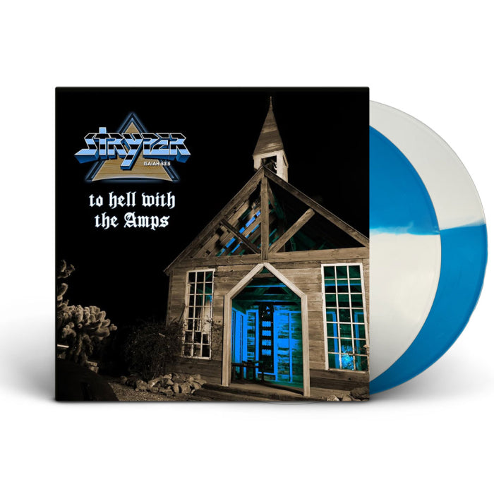 Stryper: To Hell With The Amps Vinyl LP (Blue & White)