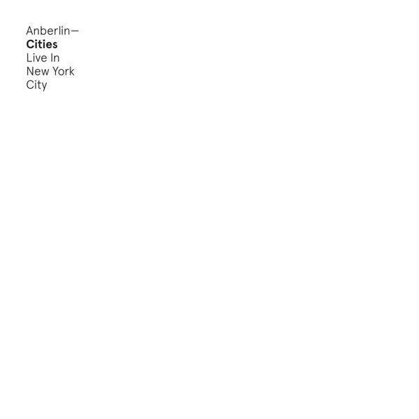 Anberlin: Cities - Live in New York City CD