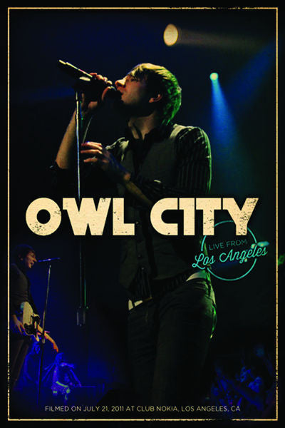 Owl City: Live From Los Angeles Blu-Ray