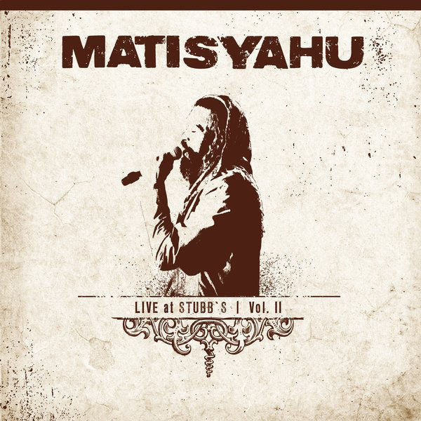 Matisyahu: Live At Stubbs Vol. 2 CD